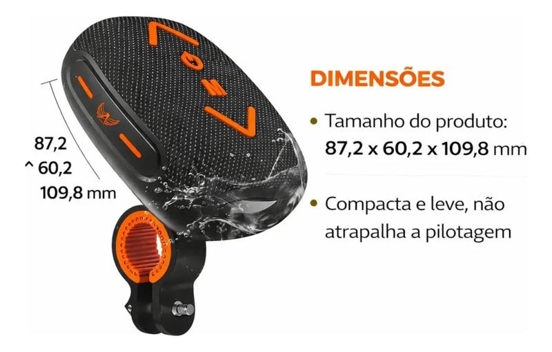 Caixa De Som Bluetooth 30w Ipx5 Bicicleta - caixa bom bike - Caixa